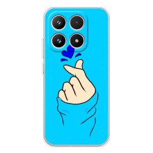 Чохол (Знак сердечка) для Xiaomi 17 (Сердечко на синоьому)