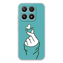 Чохол (Знак сердечка) для Xiaomi 17 (Сердечко на бірюзовому)