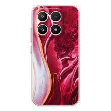 Чехол для Шяоми семнадцать - с принтом (Дизайнерские) (AlphaPrint) – Мрамор красный