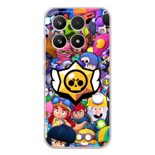 Чехол для Xiaomi 17 Бравл Старс (VPrint) (Лого Brawl Stars)