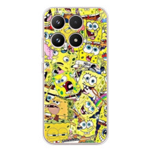 Чехол Губка Боб для Шяоми семнадцать (Эмоции Спанч Боба)