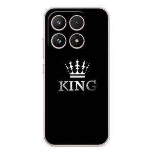 Чехол (Корона на чёрном фоне) для Xiaomi семнадцать – KING