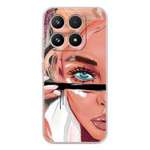 Чехол с печатью для Xiaomi 17 - (Мода) (AlphaPrint) – Макияж