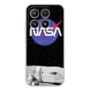 Силиконовый бампер с принтом "Наса" на Xiaomi 17 – Nasa на луне