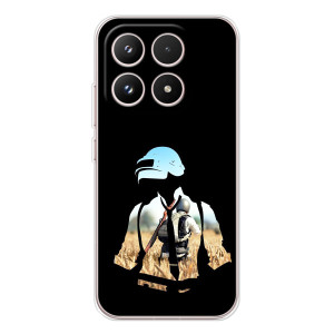 Силиконовый чехол с картинкой "Герой Pubg" на Xiaomi 17 – Пубг мен