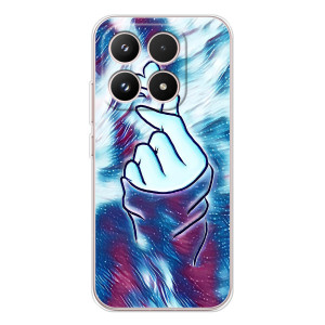Чехол с принтом для Xiaomi 17 (AlphaPrint - Знак сердечка)