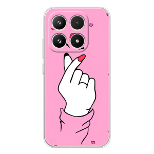 Чохол з принтом для Xiaomi 17 (AlphaPrint - Знак сердечка)