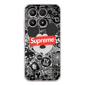 Чехол с Брендами одежды на Xiaomi семнадцать – Supreme Маус