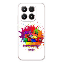 Чехол Амонг Ас для Xiaomi 17 (AlphaPrint) (Яркий АмонгАс)