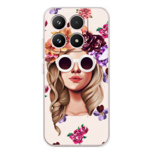 Чохол з картинкою Модні Дівчата Xiaomi 17 (Дівчина в окулярах)