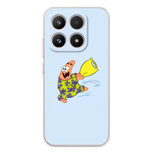 Чохол з картинкою Патрік на Xiaomi 17 (Патрік із подушкою)