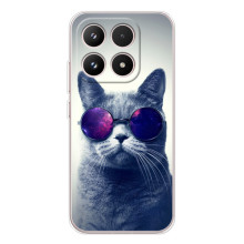 Чохол з принтом для Xiaomi 17 (AlphaPrint) Модні коти (Стильний кіт)