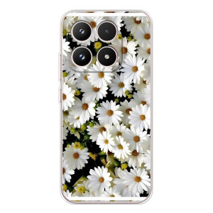 Чехол с ромашками на Xiaomi 17 – Рамка в ромашках
