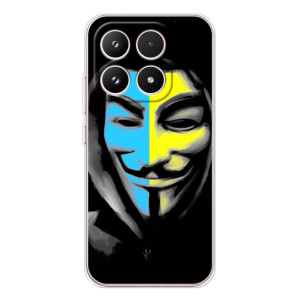 Чехол с Украинской символикой на Xiaomi семнадцать – Анонимус патриот
