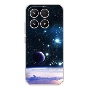 Чехол (ТПУ) с планетами на Xiaomi 17 – Космический вид