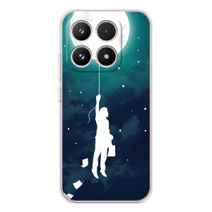 Чехол (ТПУ) с планетами на Xiaomi 17 – To The moon