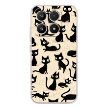 Чохол з малюнком кіт на Xiaomi 17 (Чорні коти)