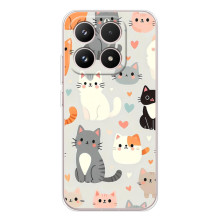 Чохол з малюнком кіт на Xiaomi 17 (Колаж котів)