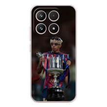 Чохол з футболістом Ламін Ямаль Xiaomi 17 – Ямал з кубком