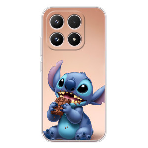 Чехол с рисунком Стич для Xiaomi 17 – Стич с шоколадом