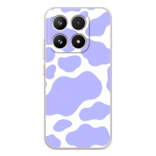 Чехол с принтом коровы на Шяоми семнадцать (Фиолетовый принт)