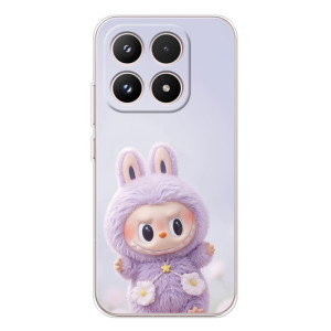 Чехол с принтом Лабубу для Xiaomi 17 – Фиолетовый Лабубу