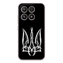 Чехол с украинским гербом на Xiaomi 17 – Герб на черном