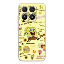 Силіконовий чохол Спанч Боб на Кіаомі 17 (Спанч Боб біжить)