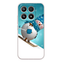 Чохол з зимовим принтом для Кіаомі 17 – Лижник