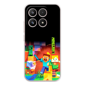 Чехлы для Xiaomi 17 (Персонажи Майн Крафт) – Герой Майнкрафт