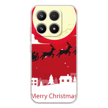 Рождественские Чехлы для Xiaomi 17 (VPrint) – Санта с оленями