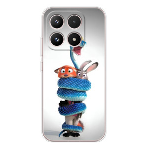 Силіконовий чохол з принтом Зоотрополіс для Xiaomi 17 – Змія Зоо