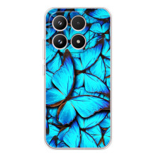 Силіконовий бампер з картинкою звірів для Xiaomi 17 – Крила метеликів