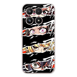 Силиконовые чехлы с глазами Anime для Xiaomi семнадцать – Глаза на чорном