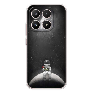 Силиконовый Чехол с принтом "Космонавты" на Xiaomi 17 – Космонавт романтик