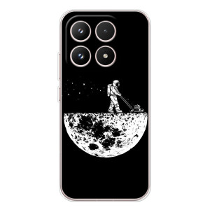 Силиконовый Чехол с принтом "Космонавты" на Xiaomi 17 – Космонавт