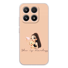 Силіконовый Чохол на Xiaomi 17 з картинкой Модных девушек – З собакою