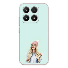 Силіконовый Чохол на Xiaomi 17 з картинкой Модных девушек – В шапці