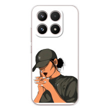 Силіконовый Чохол на Xiaomi 17 з картинкой Модных девушек – У зеленому