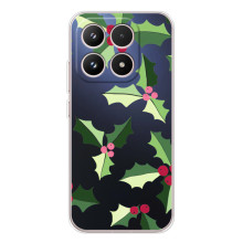 Зимние Чехлы для Шяоми семнадцать - прозрачный фон (Рождественский фон)