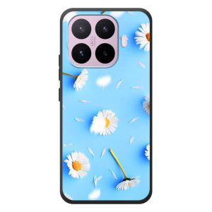 Чехол с Цветами для Xiaomi 17T (ромашки на голубом)