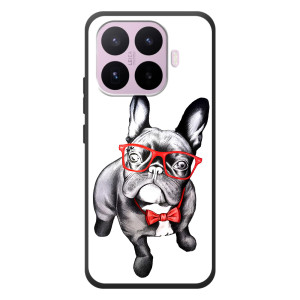 Бампер для Xiaomi 17T с картинкой "Песики" – В очках