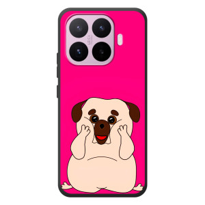 Чехол (ТПУ) Милые собачки для Xiaomi 17T (Веселый Мопсик)