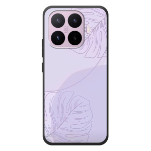 Чехол цветочный дизайн для Xiaomi 17T (Монстера фиолетовая)