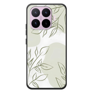Чехол цветочный дизайн для Xiaomi 17T (Зелёный дизайн)