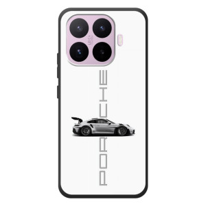 Чехол с авто Порше для Xiaomi 17T – белый Порше