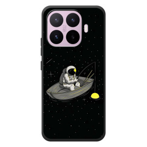 Силиконовый Чехол с принтом "Космонавты" на Xiaomi 17T – Космонавт на рыбалке
