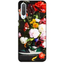 Брендновые Чехлы для Xiaomi CC9 - (PREMIUMPrint) (Nike цветы)