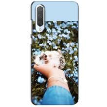 Чехлы с изображением разных животных для Xiaomi CC9 – Ежик на руках