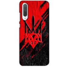 Чехлы УПА (Красно-Чёрный) на Xiaomi CC9 – Герб в цвете УПА